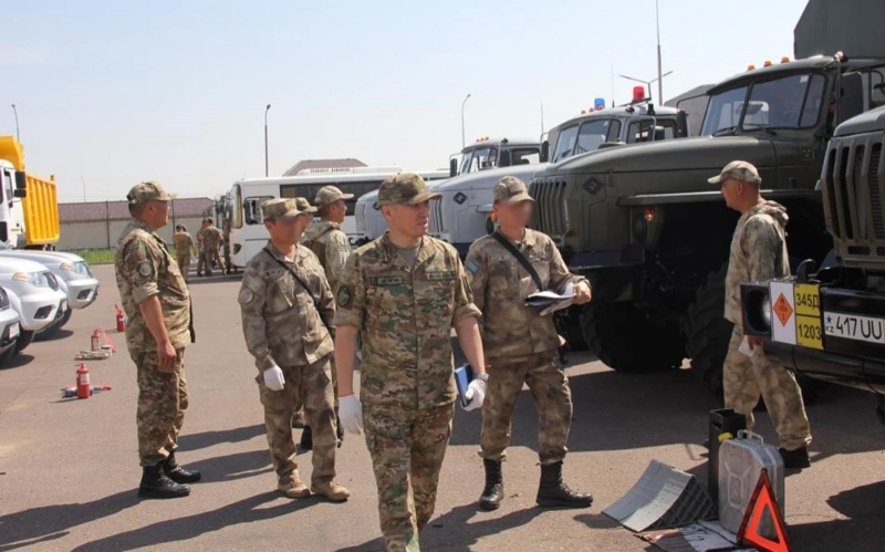 Ұлттық ұланда қару-жарақ пен әскери техниканың дайындығы тексерілді