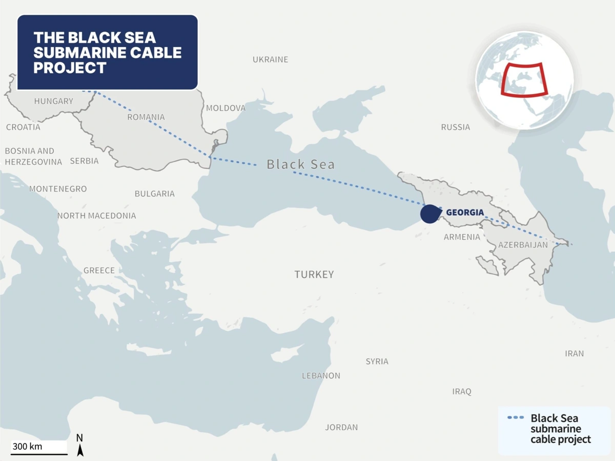 The Black Sea submarine cable project is part of the EU&rsquo;s Global Gateway initiative. 
