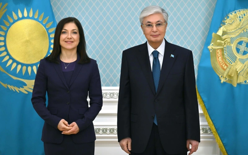 Мемлекет басшысы Германия Федералдық экономика және энергетика министрі Катерина Райхені қабылдады