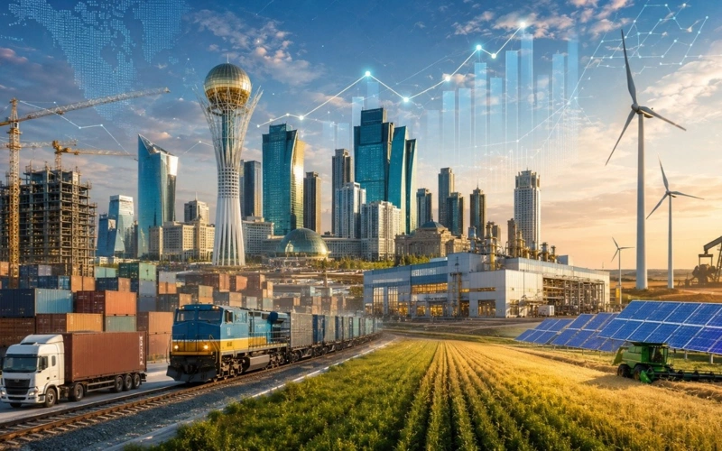 Foreign media, Kazakhstan, raw materials, Astana, economy, trade, logistics