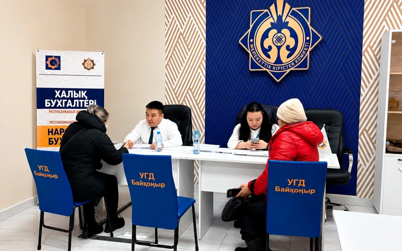60 тысяч предпринимателей получили бесплатную помощь бухгалтеров Казахстана