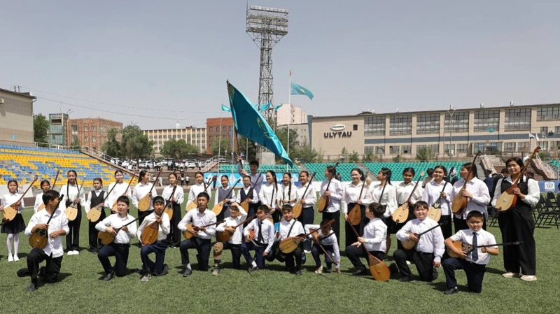 Ұлттық домбыра күні Ұлытау облысында аталып өтті 
