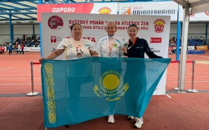 Казахстанская параатлетка завоевала серебро на турнире в Чехии