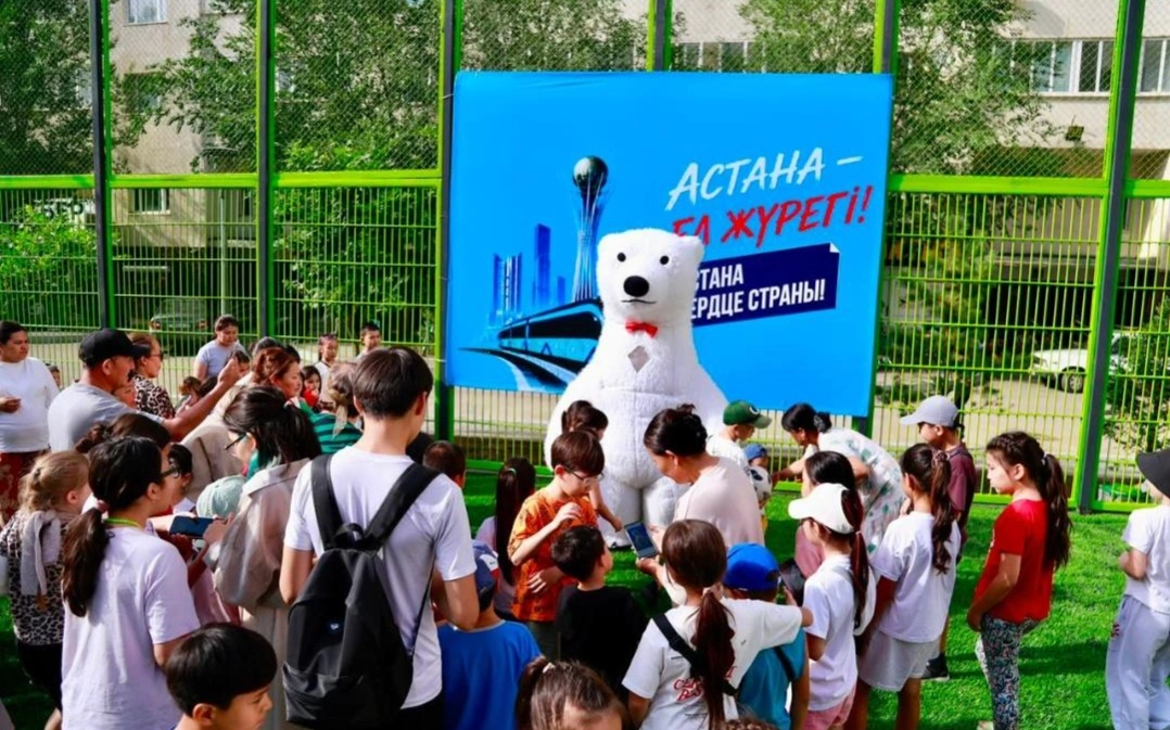 Более 30 новых дворов, скверов и спортплощадок открыли в Астане ко Дню города