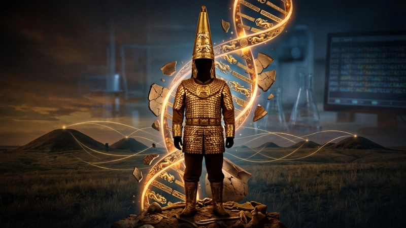 Golden Man, Kazakhstan, DNA