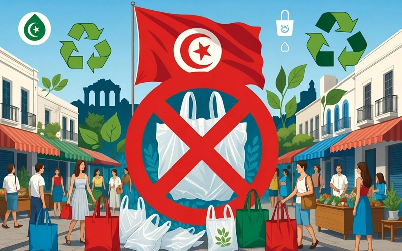 Tunisia, plastic bags, ban