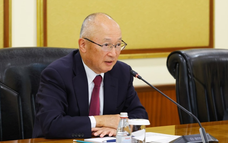 Prime Minister of Kazakhstan Olzhas Bektenov on Thursday met with a delegation of the Japan Business Federation (Keidanren) led by Chairman of the Board of Directors of Mitsui O.S.K. Lines Takehiko Hashimoto Takehiko Hashimoto