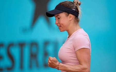 Yulia Putintseva of Kazakhstan storms into Nordea Open semis