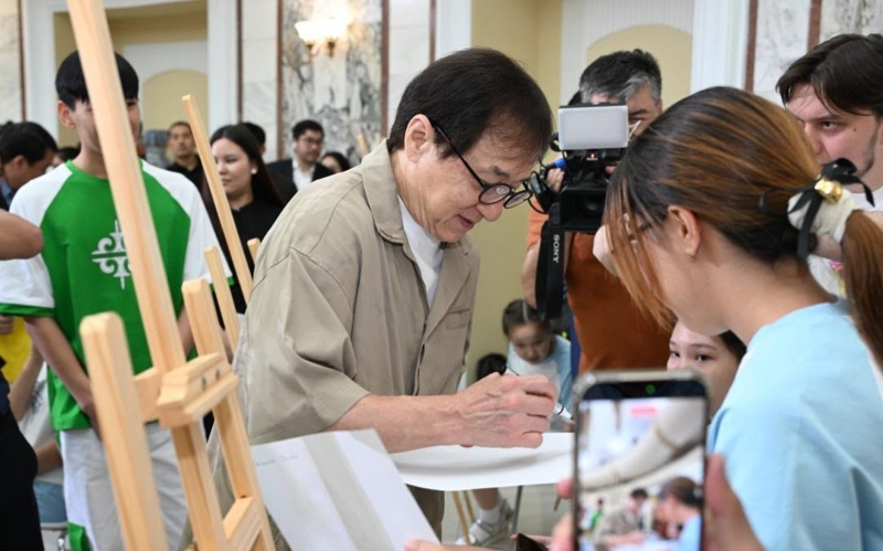 Jackie Chan arrives in Almaty for 'Armour of God: Ultimatum' filming launch Jackie Chan