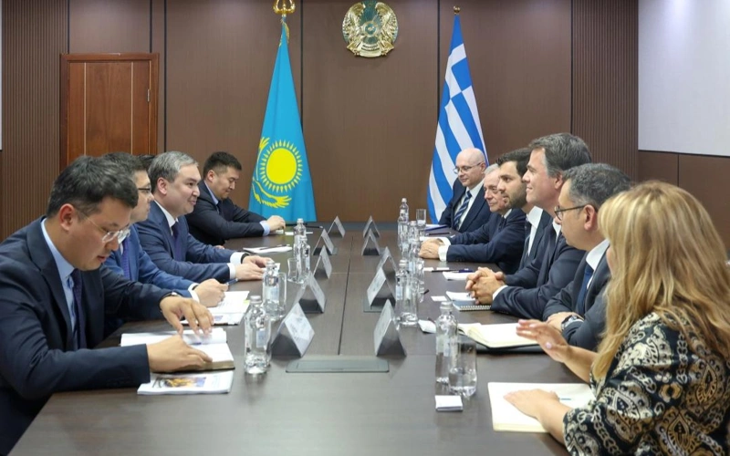 Kazakhstan discusses expanding metallurgical cooperation with Greece’s Metlen Group 