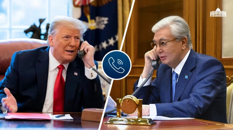Токаев поздравил Трампа с 250-летием независимости США