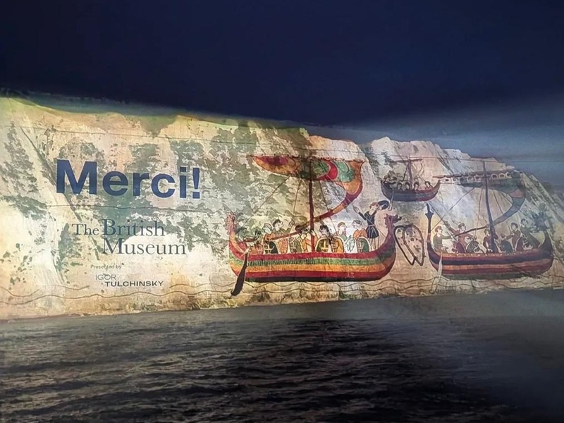 History crosses the Channel: Bayeux Tapestry returns to Britain after 1,000 years Bayeux Tapestry, British Museum, UK, France