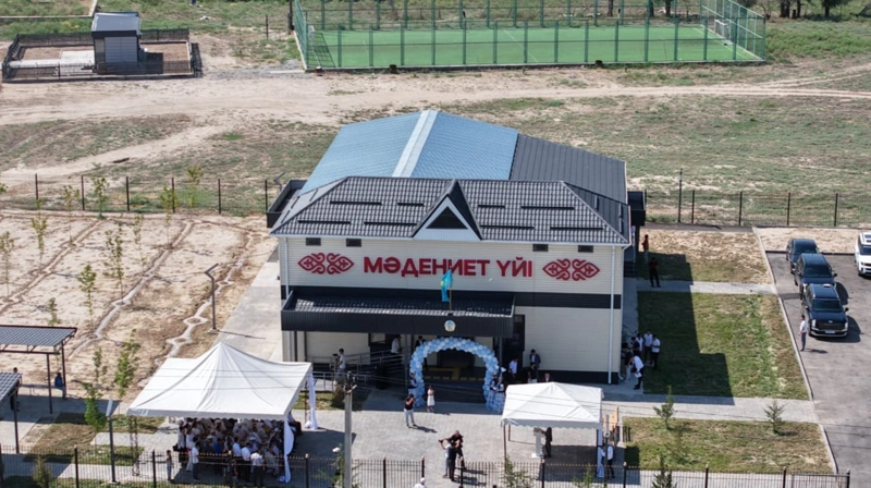 Два новых Дома культуры с библиотеками открыли в Туркестанской области