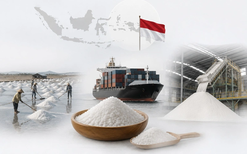 Indonesia falls short of industrial salt self-sufficiency