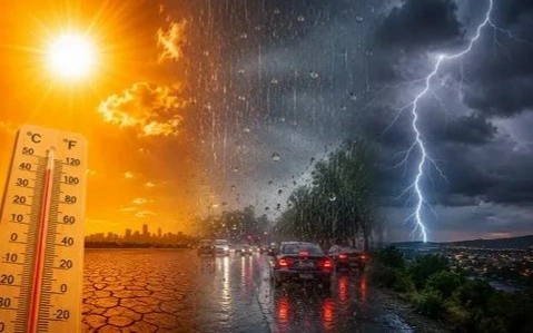 Дожди и похолодание ожидаются на севере Казахстана, на юге — до +45°C