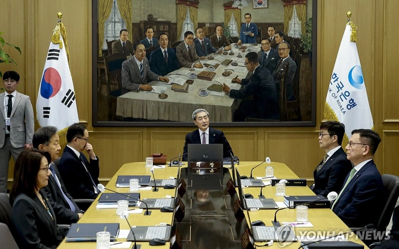 Bank of Korea raises interest rates for first time in 3½ years amid inflation concerns