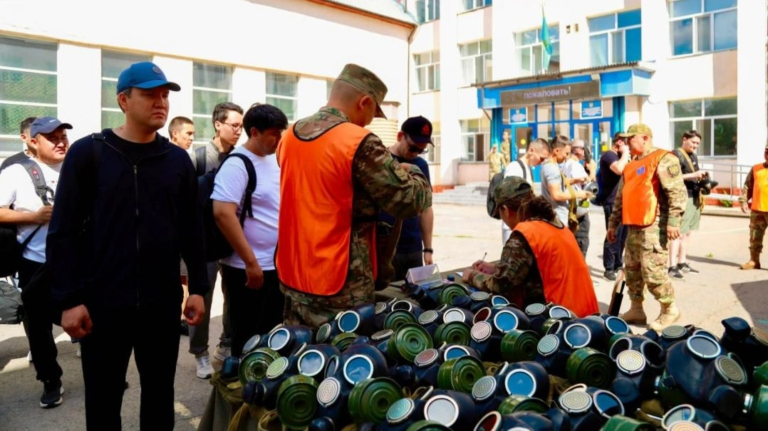 Запастағы әскери міндеттілер Астанада жауынгерлік даярлықтан өтіп жатыр