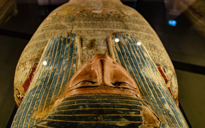 Egyptian mummy, archeology