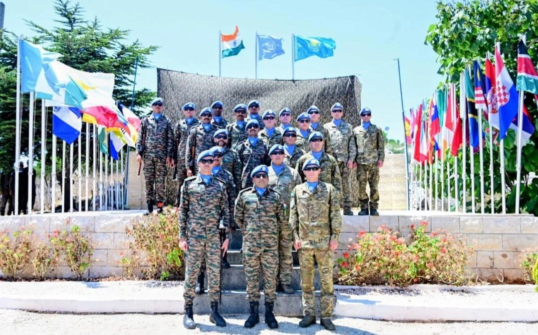 Флаг Казахстана подняли миротворцы на базе UNIFIL в Ливане