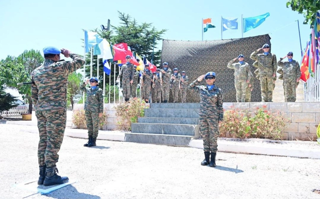 Флаг Казахстана подняли миротворцы на базе UNIFIL в Ливане