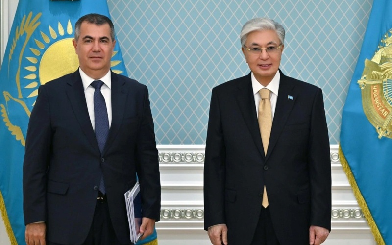 President of Kazakhstan Kassym-Jomart Tokayev with Air Astana CEO Ibrahim Canliel President of Kazakhstan Kassym-Jomart Tokayev with Air Astana CEO Ibrahim Canliel