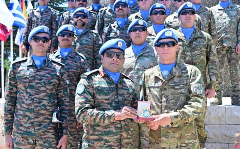 Peacekeepers raise Kazakhstan's Flag at UNIFIL base in Lebanon Peacekeepers raise Kazakhstan's Flag at UNIFIL base in Lebanon