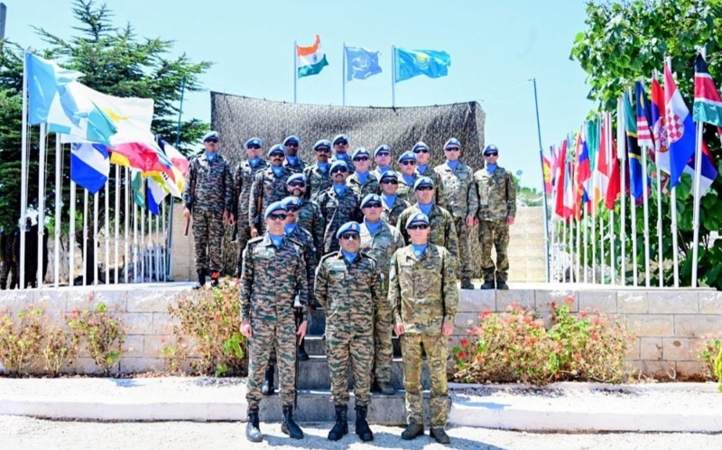 Peacekeepers raise Kazakhstan's Flag at UNIFIL base in Lebanon Peacekeepers raise Kazakhstan's Flag at UNIFIL base in Lebanon