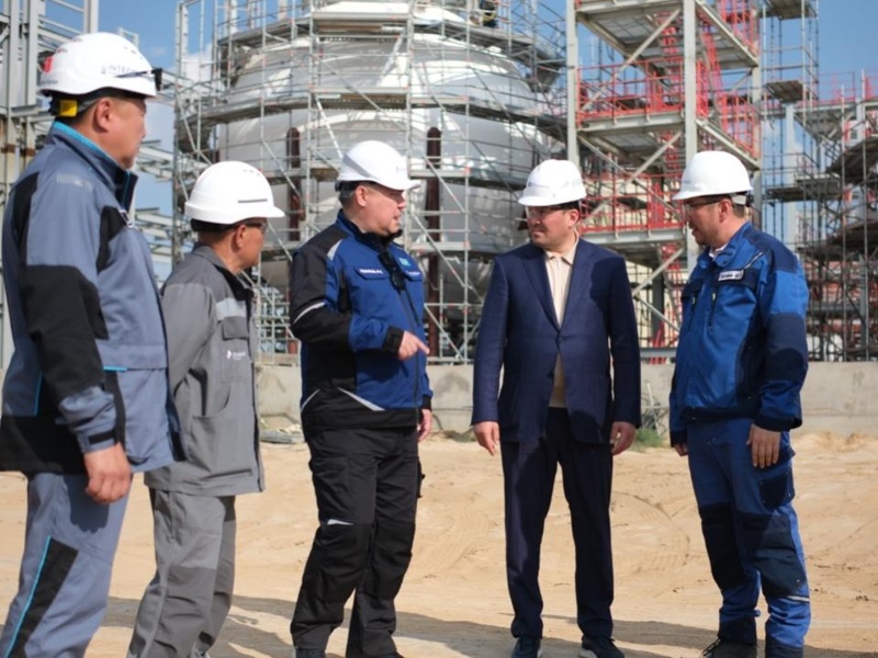 Kashagan gas processing plant construction reaches 60% completion Kashagan gas processing plant construction reaches 60% completion