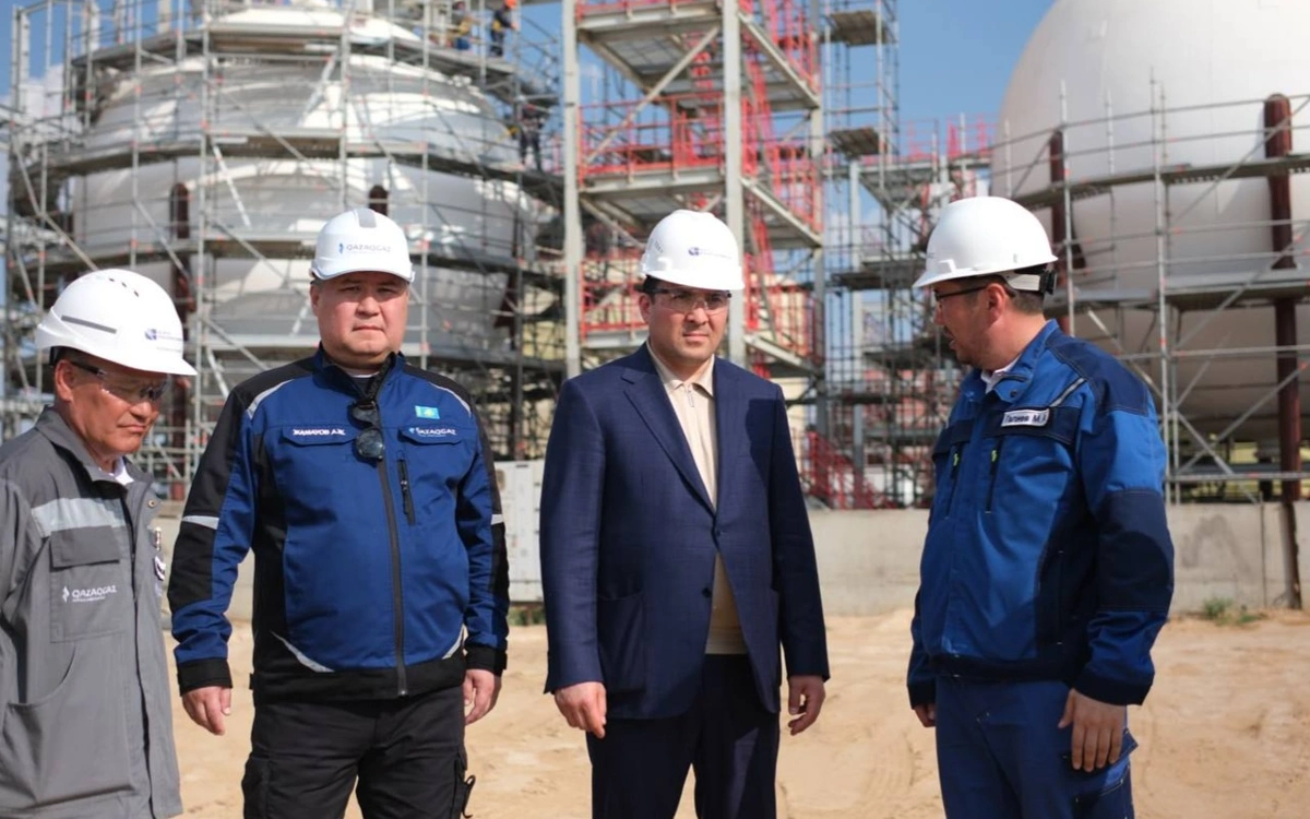 Қашағандағы газ өңдеу зауыты