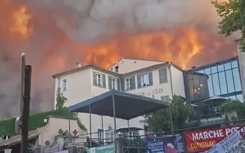 Southeastern France wildfire burns 2,550ha, forces evacuations