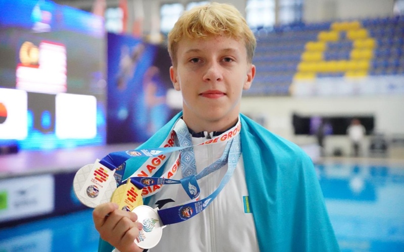 Kazakh athletes shine with 22 medals at Asian Age Group Aquatic Championships