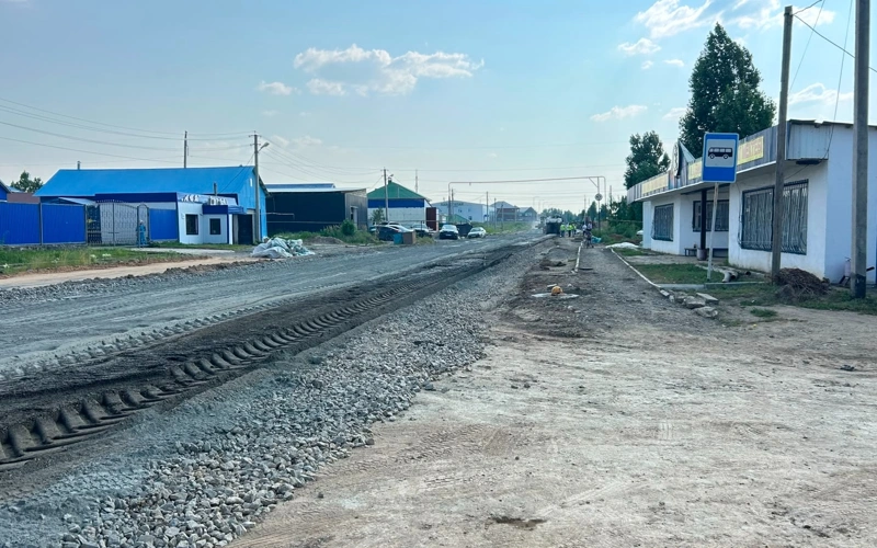Ақтөбеде бір жарым шықырымдық жол құрылысы екі жылға созылды