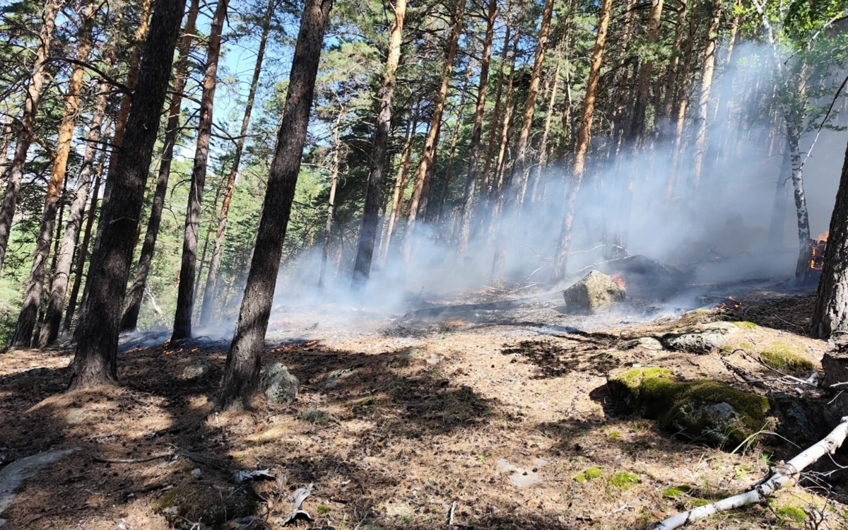 пожар Бурабай