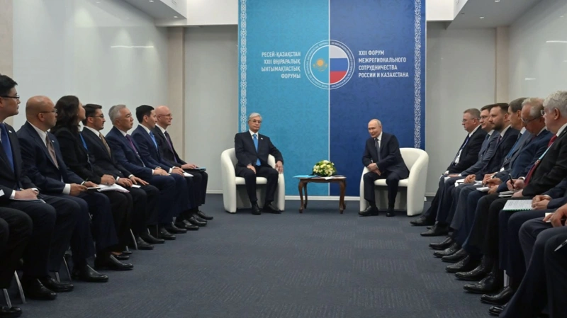 Путин: Ресей Қазақстан экономикасындағы ең ірі инвестор болып қала береді