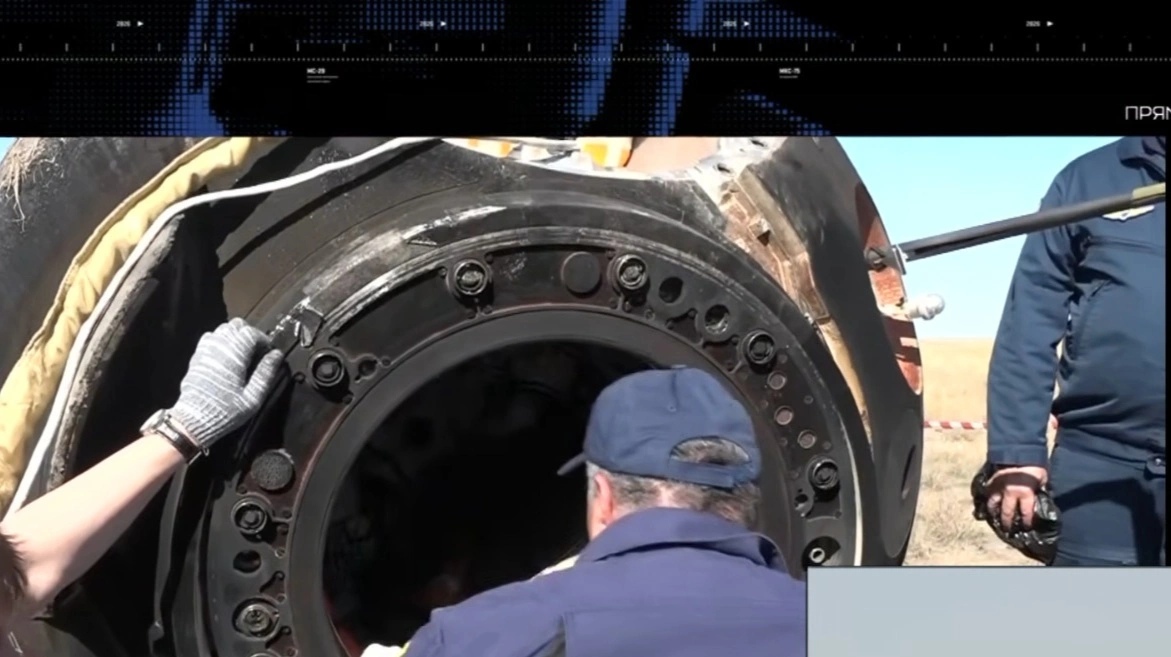 Международный экипаж &laquo;Союза МС-28&raquo; вернулся на Землю в Казахстане
