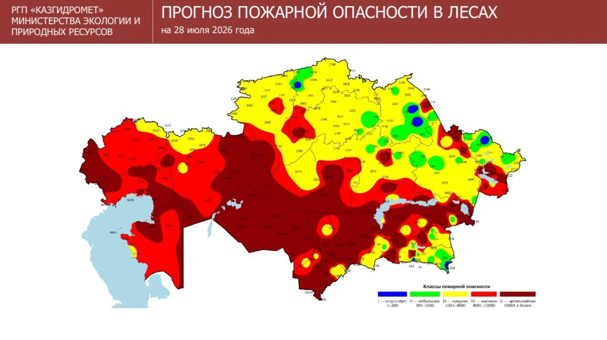прогноз лесных пожаров