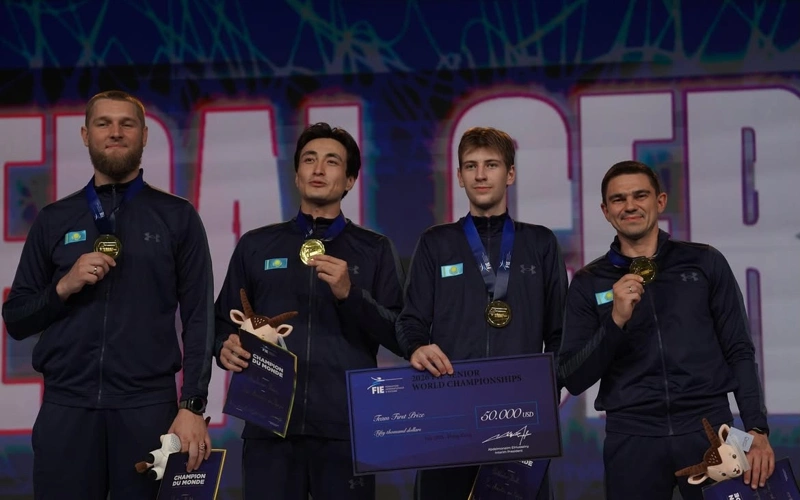 Tokayev congratulates Kazakh épée team on historic gold at World Championships