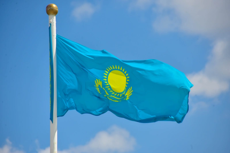 Государственный флаг Республики Казахстан