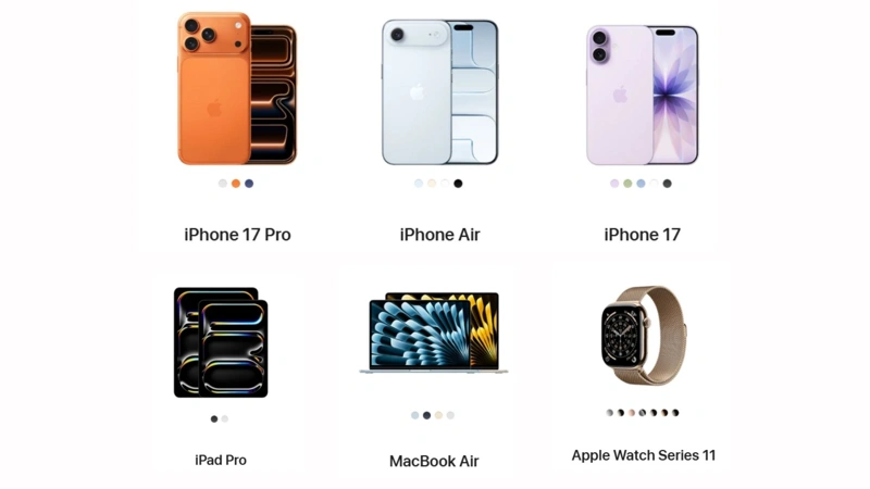 Apple, iPhone, Apple Watch, Mac, iPad