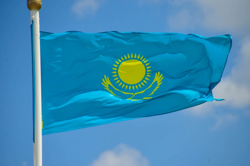 Государственный флаг Республики Казахстан