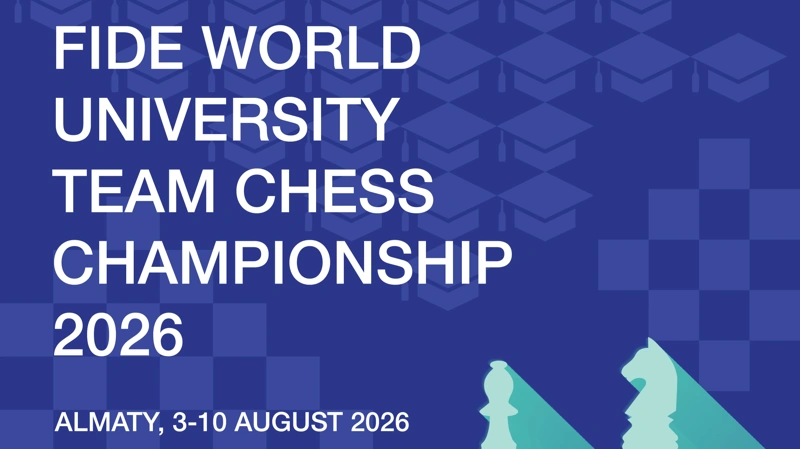 Алматы примет первый командный  чемпионат мира FIDE среди университетов