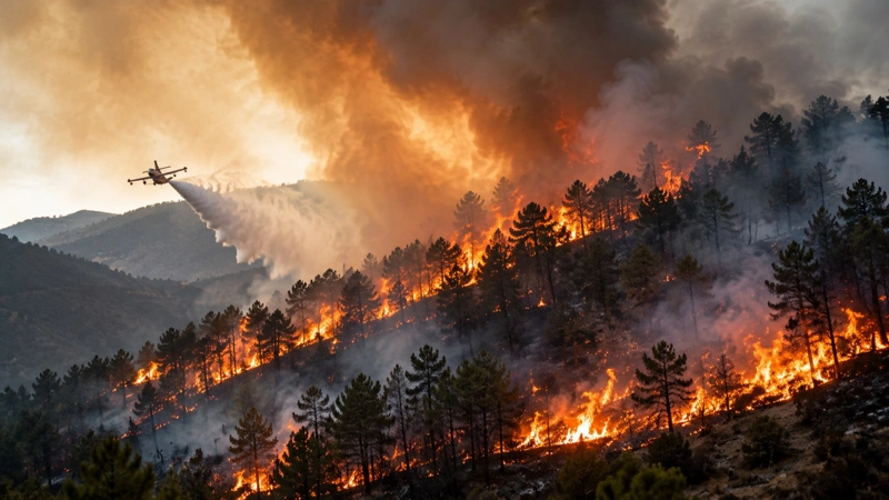 EU wildfires burn 435,000 hectares of forest this year