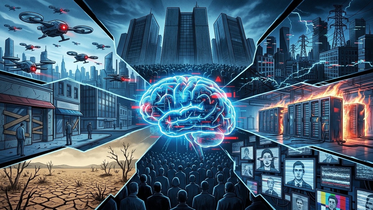 What catastrophes could AI cause by 2030?