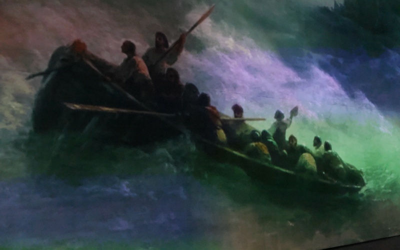 Aivazovsky, Lumiere Hall, exhibition