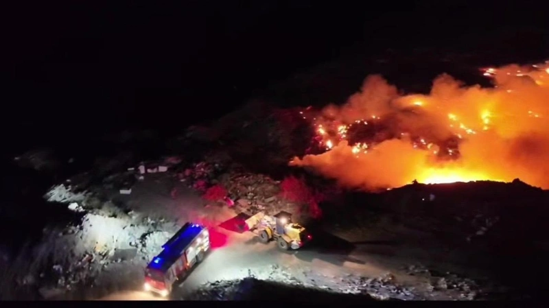 Пожар на полигоне ТБО локализовали в области Ұлытау
