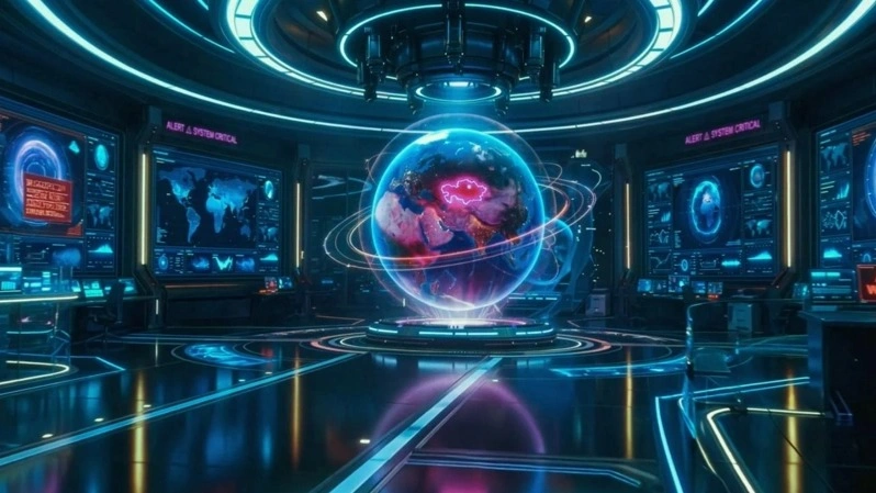 Kazakhstan's Rune Eaters competes in Dota 2 at The Games of the Future 2026