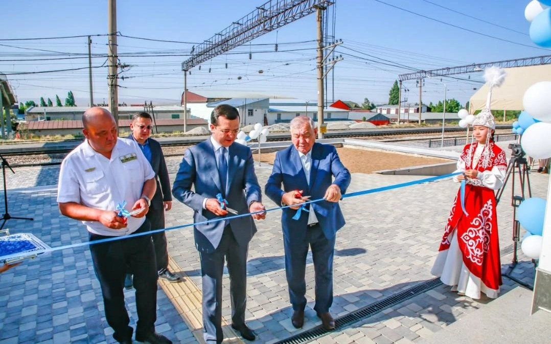 После капремонта в Жамбылской области открыли железнодорожный вокзал Боранды
