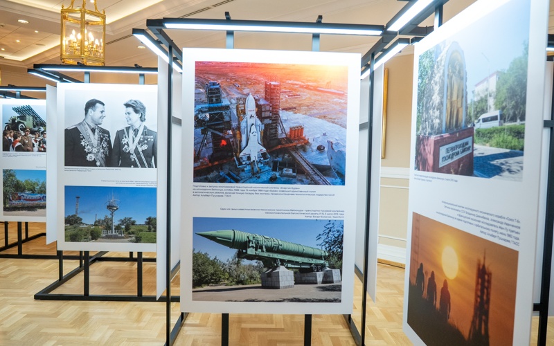 Photo exhibition dedicated to Baikonur Cosmodrome opens in St. Petersburg Photo exhibition dedicated to Baikonur Cosmodrome opens in St. Petersburg