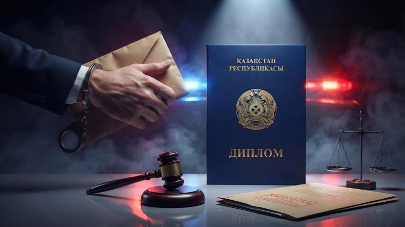 В Казахстане выявили 46 поддельных дипломов и 20 сайтов по их изготовлению