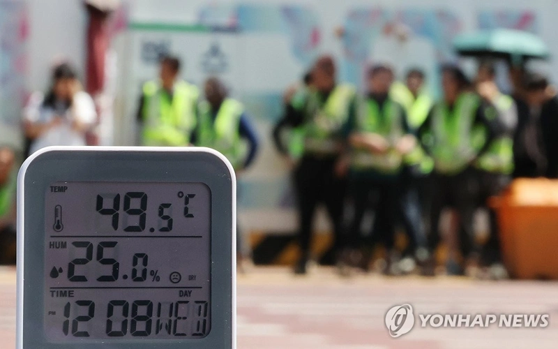 South Korea, heatwave, death toll 